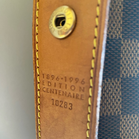 Louis Vuitton Limited Edition Centenaire Damier Columbine Zip Shoulder Bag - Picture 6 of 16